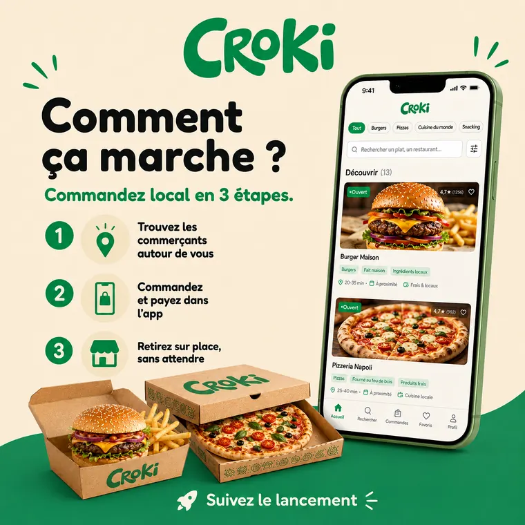 Publication Croki expliquant le parcours client